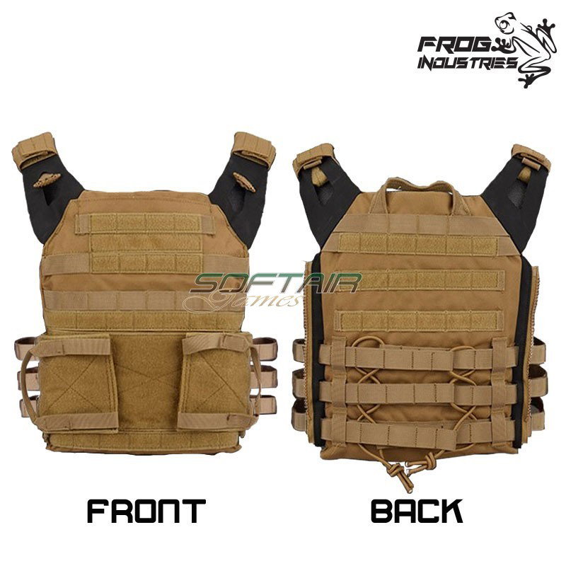 JPC Tactical Vest 2.0 Tan Frog Industries® (fi-061-od)