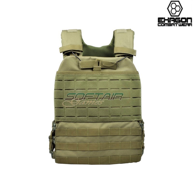 Tactical Vest Plate Carrier Olive Drab Exagon (ex-vt473v)