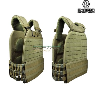 Tactical Vest Plate Carrier Olive Drab Exagon (ex-vt473v)
