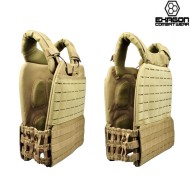 Tactical Vest Plate Carrier Dark Earth Exagon (ex-vt473t)