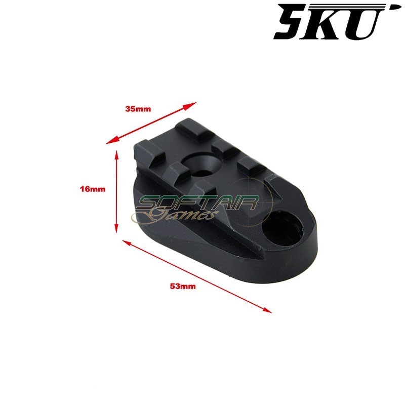 M4 Picatinny Rail Stock Base Adapter 5KU (5ku-317)