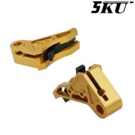 Grilletto Cnc Type 494 Tactical Gold-black Per Glock Marui/WE 5KU (5ku-gb-494-g)