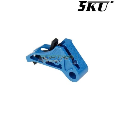 Grilletto Cnc Type 494 Tactical Blue-black Per Glock Marui/WE 5KU (5ku-gb-494-bu)