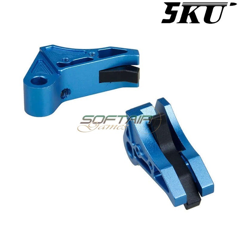 Grilletto Cnc Type 494 Tactical Blue-black Per Glock Marui/WE 5KU (5ku-gb-494-bu)
