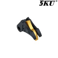 Grilletto Cnc Type 495 Tactical Black-gold Per Glock Marui/WE 5KU (5ku-gb-495-bk)