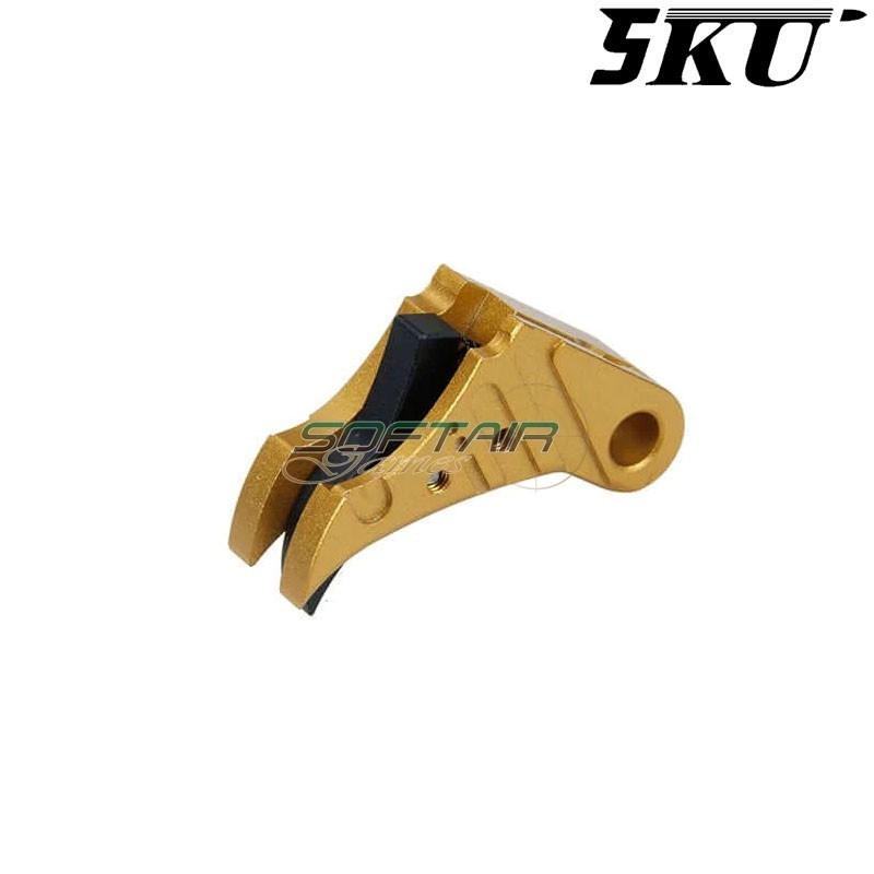 Cnc Trigger Type 495 Tactical Gold-black For Glock Marui/WE 5KU (5ku-gb-495-g)
