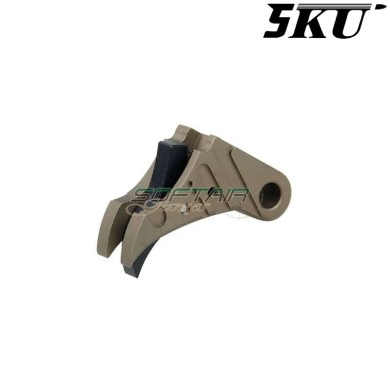 Grilletto Cnc Type 495 Tactical FDE-black Per Glock Marui/WE 5KU (5ku-gb-495-fde)