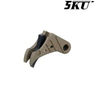 Cnc Trigger Type 495 Tactical FDE-black For Glock Marui/WE 5KU (5ku-gb-495-fde)