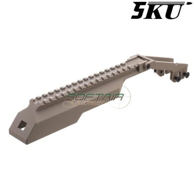Top cover B-33 Tan con slitta per AEG AK 5KU (5ku-230-t)
