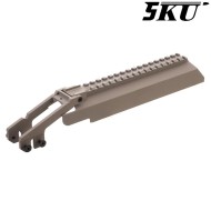 Top cover B-33 Tan con slitta per AEG AK 5KU (5ku-230-t)