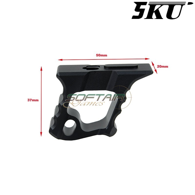 Handstop Mod Halo for LC / Keymod Black 5KU (5ku-236-bk)
