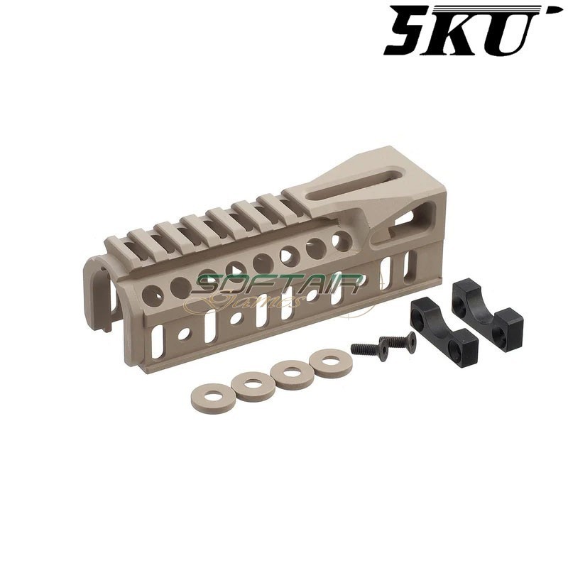 Lower B-11U tan for aks-74u zenit. style 5KU (5ku-274-t)