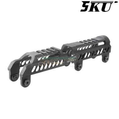 AK Upper Handguard BLACK B-31N zenit. style 5KU (5ku-278-bk)