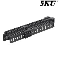 Lower Handguard BLACK B-30U zenit. style 5KU (5ku-279-bk)
