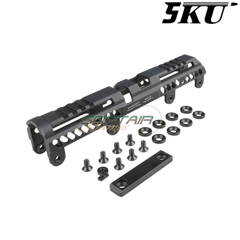 B-31LV Sport AK Gas Tube Cover 9,3" Black 5KU (5ku-290-bk)