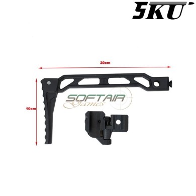 Folding stock mod. AB-8R for 1913 folding mech black 5KU (5ku-324)