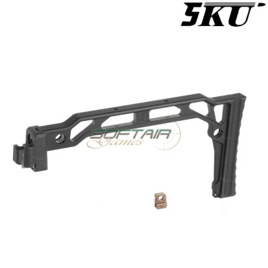 Folding stock mod. SS-8R for AK series black 5KU (5ku-331)