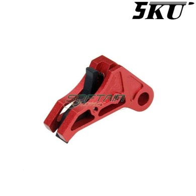 Cnc Trigger Type 494 Tactical Red-black For Glock Marui/WE 5KU (5ku-gb-494-r)