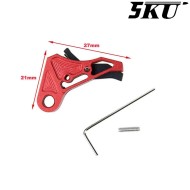 Cnc Trigger Type 494 Tactical Red-black For Glock Marui/WE 5KU (5ku-gb-494-r)