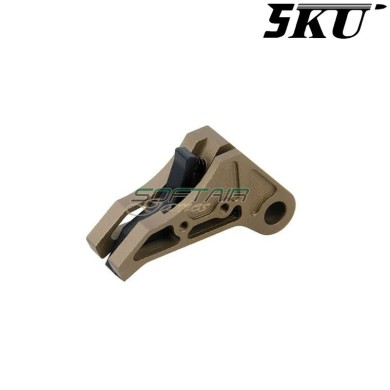 Grilletto Cnc Type 494 Tactical FDE-black Per Glock Marui/WE 5KU (5ku-gb-494-fde)