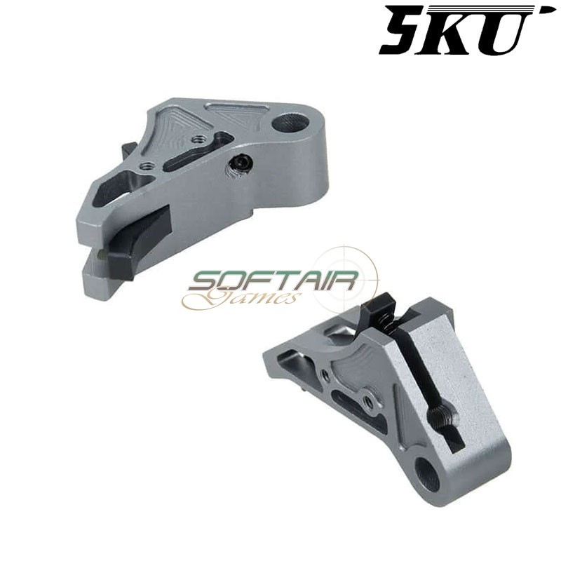 Cnc Trigger Type 494 Tactical T. Gray-black For Glock Marui/WE 5KU (5ku-gb-494-tg)