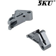 Cnc Trigger Type 494 Tactical T. Gray-black For Glock Marui/WE 5KU (5ku-gb-494-tg)