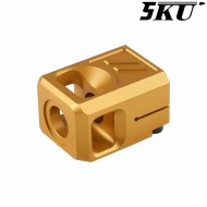 Compensator PRO V2 Type ZEV 14mm CCW Gold 5KU (5ku-gb-492-g)