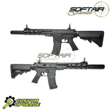 Electric rifle 11.1V Ready ADV. Level ETU M4 LC MK16 GEIS. 9.5" SGW (sgw-17-bk)