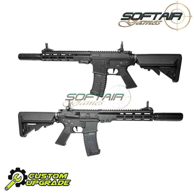 Electric rifle 11.1V Ready ADV. Level ETU M4 LC MK16 GEIS. 9.5" SGW (sgw-17-bk)