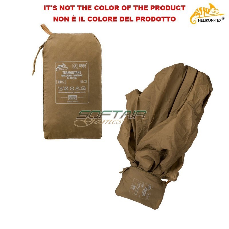 Tramontane Jacket Windpack® Nylon ALPHA GREEN Helikon-Tex® (ku-tmt-nl-36)