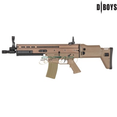 Fucile Elettrico Scar L/cqc Dark Earth Dboys (by-sc01t)