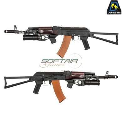Fucile elettrico AK 600A FULL METAL & REAL WOOD Lanciagranate Double Bell (db-030100)