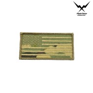 Patch Embroidered USA Flag Forward (MC Tropic) Flash Force Ind. (ffi-1106)