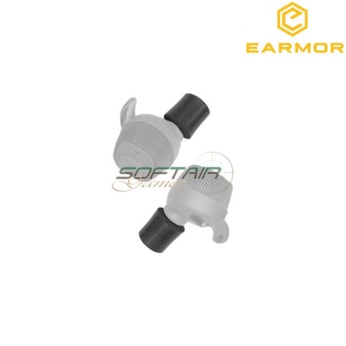 Ricambio in Silicone Earplugs per M20 Earmor (ea-m08)