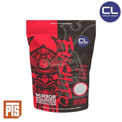 Pallini Bushido Master Grade BBs White 0.25gr Clarence Lai (cl-bu025450300)