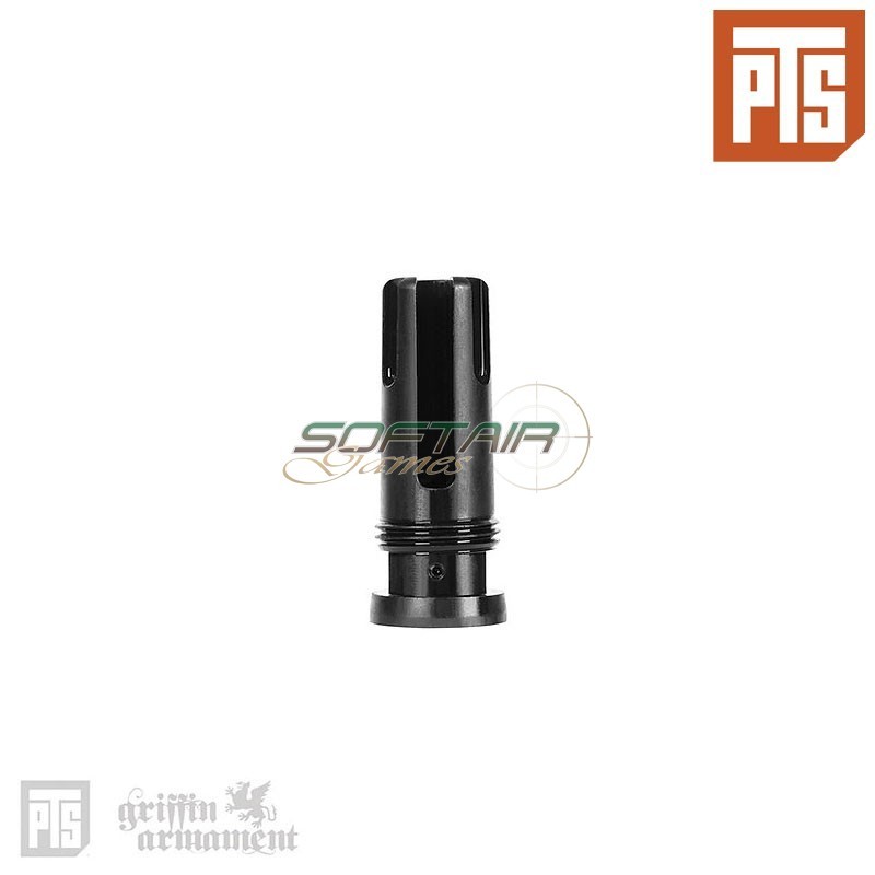 Griffin Taper Mount Stealth Spegnifiamma 14mm CCW Black PTS® (pts-ga029490307)