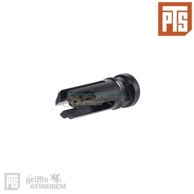 Griffin Taper Mount Stealth Spegnifiamma 14mm CCW Black PTS® (pts-ga029490307)