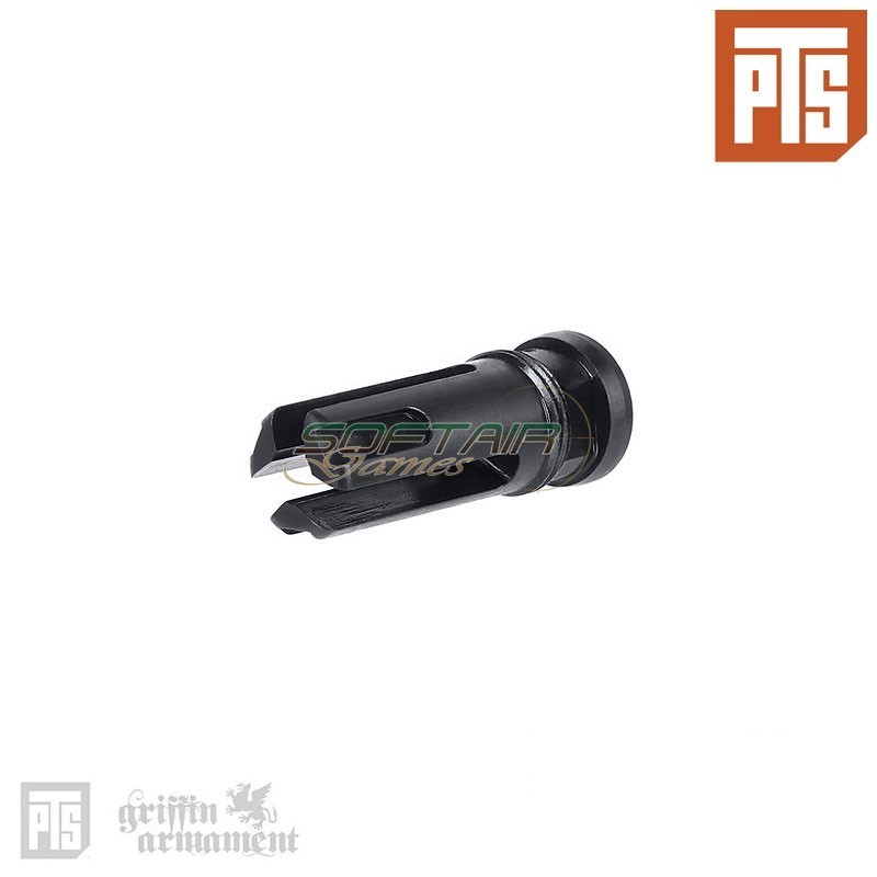 Griffin Taper Mount Stealth Spegnifiamma 14mm CCW Black PTS® (pts-ga029490307)