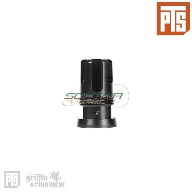 Griffin Taper Mount Minimalist Stealth Spegnifiamma 14mm CCW Black PTS® (pts-ga030490307)