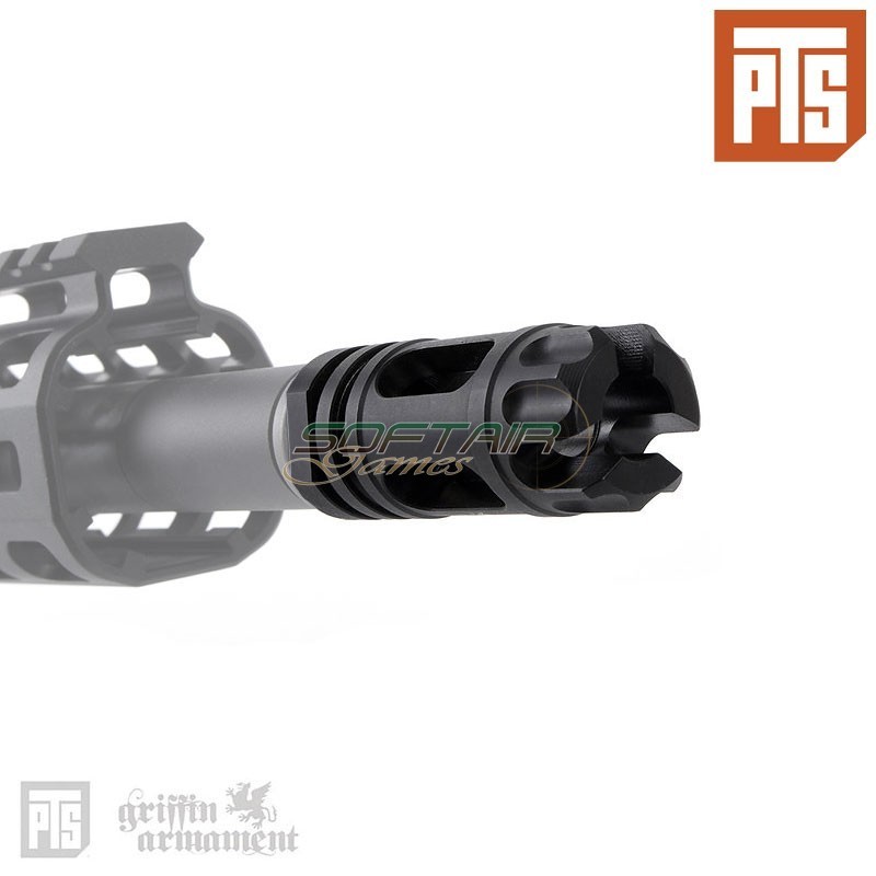 Griffin M4SD Flashcomp flash hider 14mm CCW black pts® (pts-ga034490307)