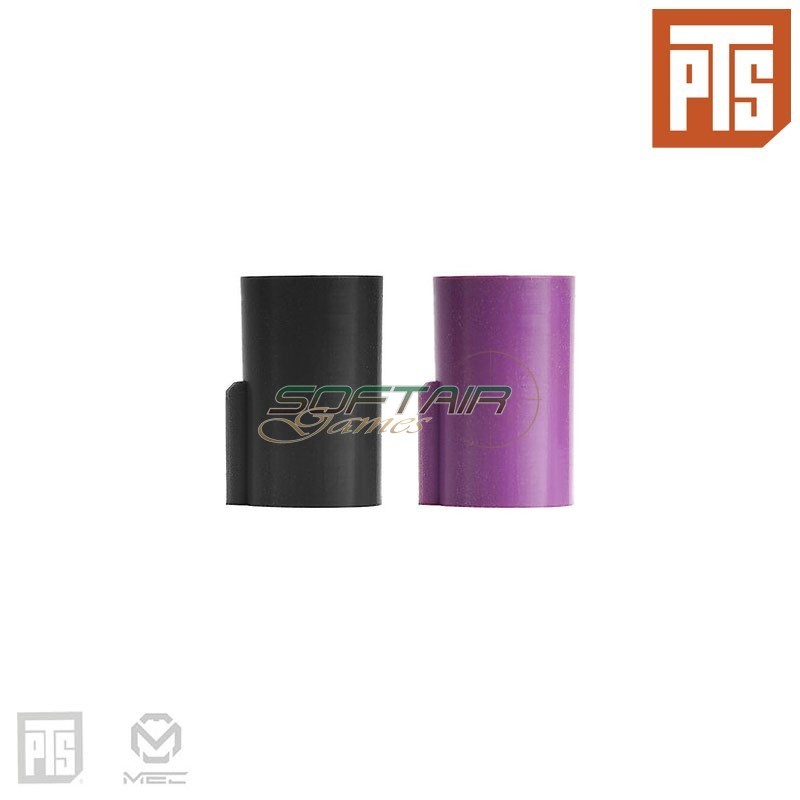 Rubber MEC Hop Up 60° / 70° (2pcs) Black + Purple PTS® (pts-me111450300)