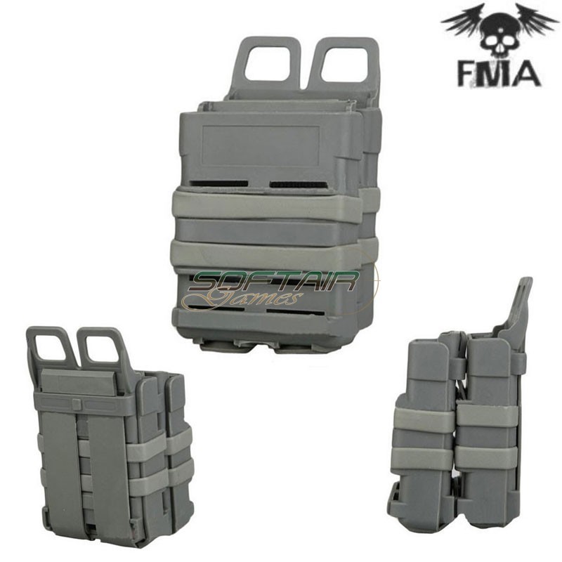 Double Rigid Fast M4 Mag Pouch Foliage Green FMA (fma-tb300)