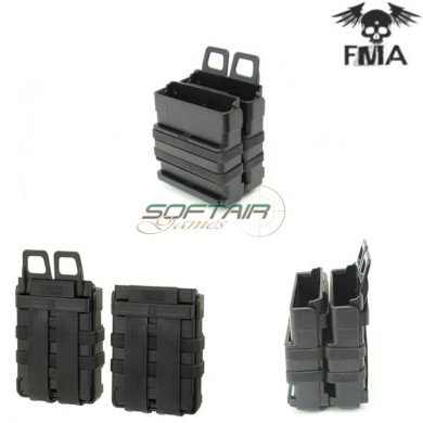 Double Rigid Fast 7.62 Mag Pouch Black FMA (fma-tb301)