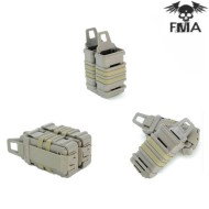 Double Rigid Fast Mp5/mp7 Mag Pouch Dark Earth FMA (fma-tb746)
