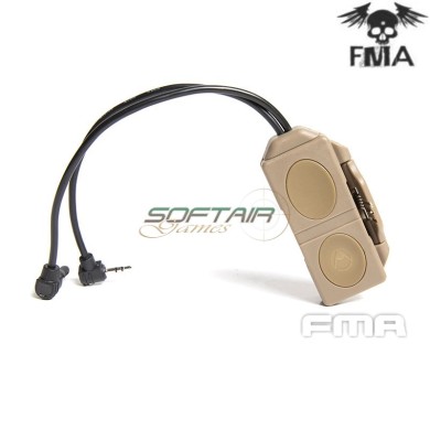 Dual remote control  PEQ LA5-A and normal Type A Dark Earth FMA (fma-tb1406-de-a)