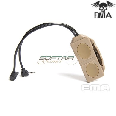 Controllo remoto doppio PEQ LA5-A e standard Type B Dark Earth FMA (fma-tb1406-de-b)