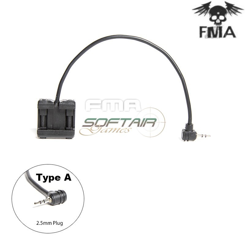 MOD-D tactical button Black for PEQ Type A FMA (fma-tb1409-a-bk)