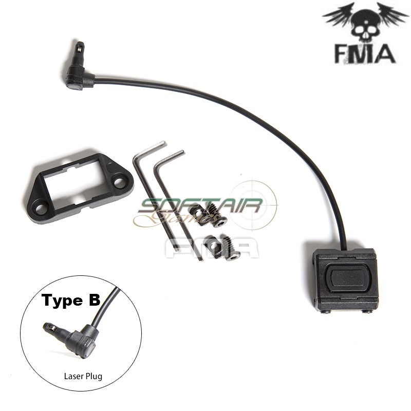MOD-D tactical button Black for PEQ Type B FMA (fma-tb1409-b-bk)