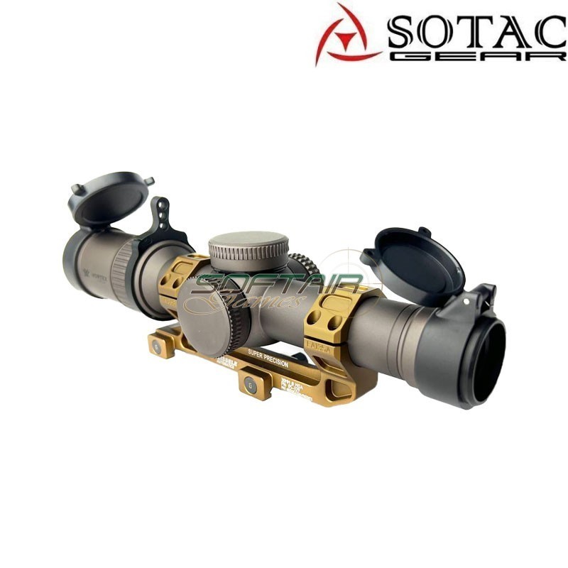 Scope VTX style rz hd 1-6x24 Arrow LPVO Desert Dirt Color Sotac (sg-1-6x24-ddc)