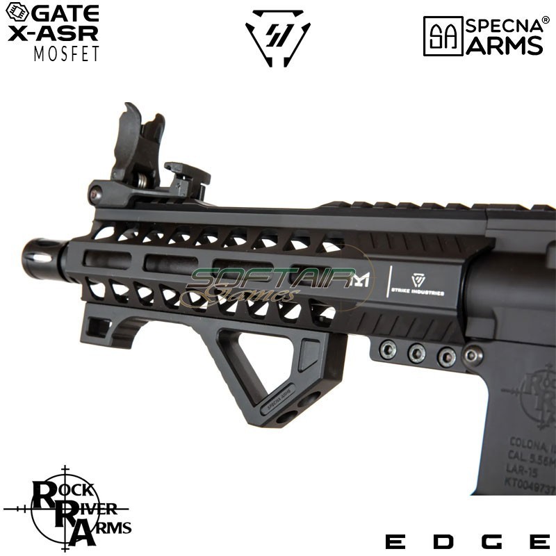 Electric Rifle SA-E17 Edge™ RRA & SI Strike IND. Carbine Replica BLACK Specna Arms® (spe-01-027058)